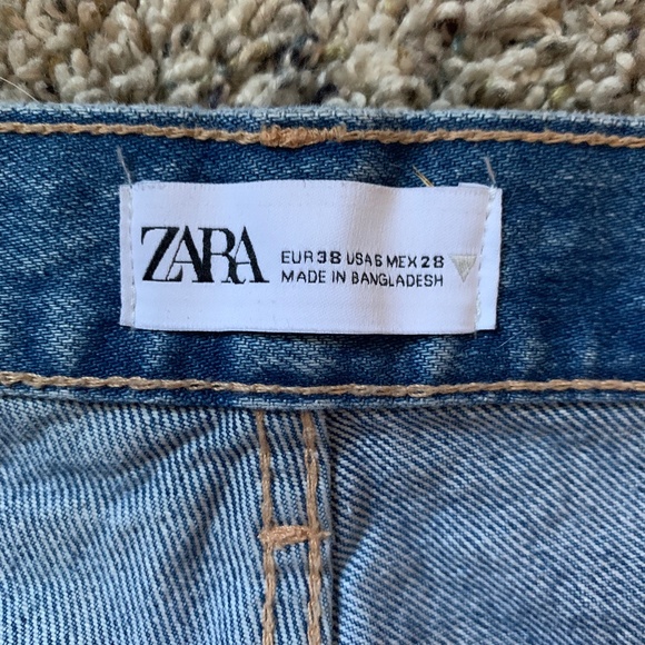 Size 6 Zara Straight Leg Jeans - Picture 7 of 7